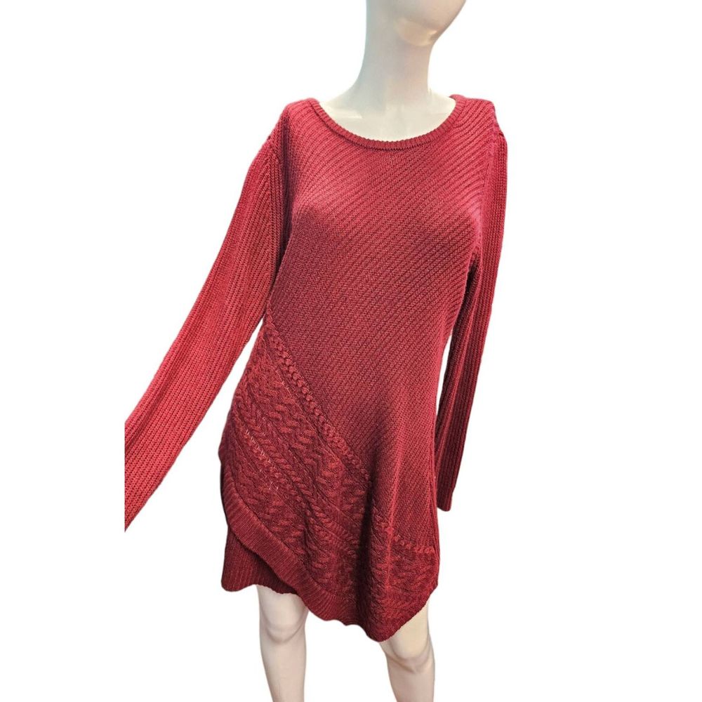 Westport Red Knit Sweater Dress Size XL